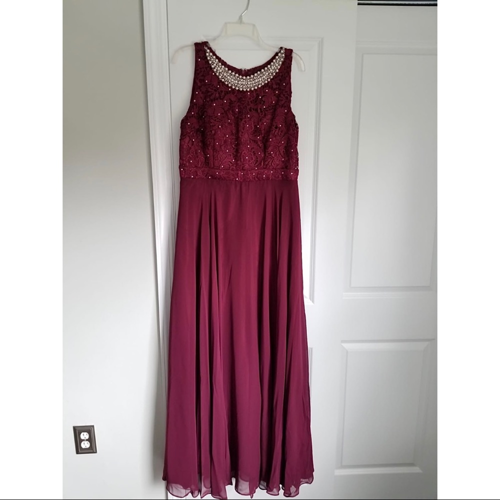 Cindy purple dress with beads